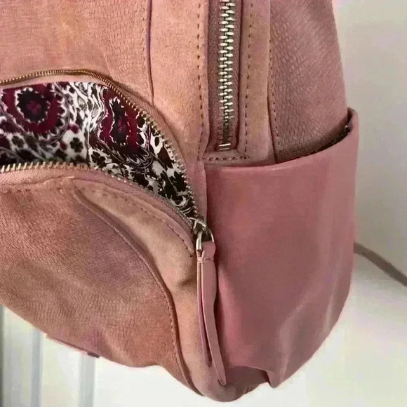 Vera Bradley leather and suede backpack purse - Picture 8 of 8